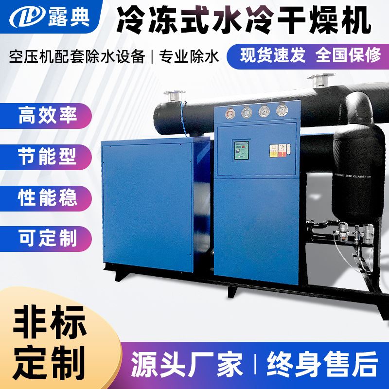 露典冷冻式干燥机多温入口高效除水冷空气压缩机自动排水净化系统