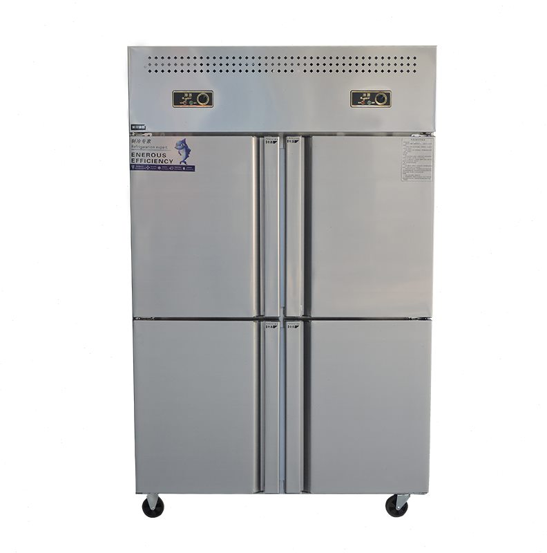 新品四门冰柜商用冷藏冷冻双温操C作工作台冷柜厨房冰箱大容量保