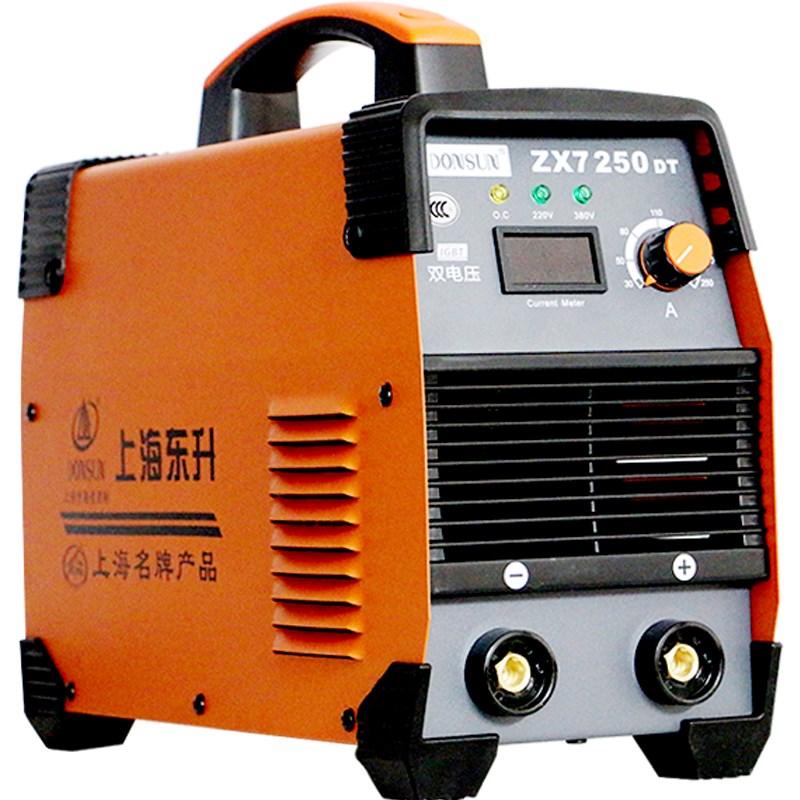 新品上海东升双电压(220V 380V两用)电焊机ZX7-250ST 送焊钳接