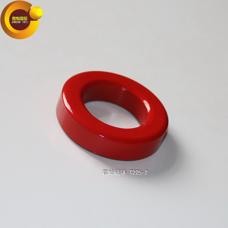 T225-2软磁红灰环、射频电感磁粉芯、音响抗干扰电感线圈磁环