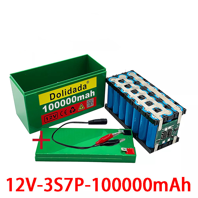 12V12Ah 3S7P 18650锂电池组适用于喷雾器 手推车 儿童电动车电池