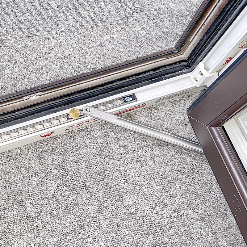 格林钛德304不锈钢风撑12寸二连杆断桥铝合金塑钢平开窗户窗配件