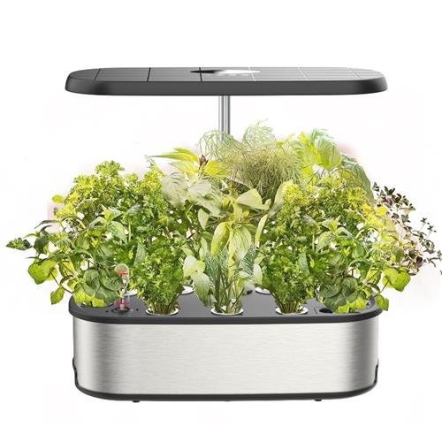 智能水培种菜机家庭无土栽培蔬菜设备室内LED植物生长灯种植花盆