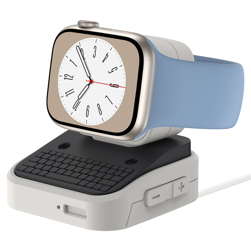 适用苹果手表通用硅胶充电支架iWatch创意复古电脑底座AppleWatch