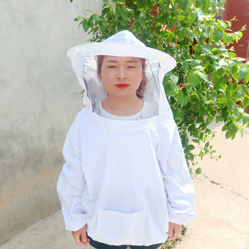 包邮加厚防蜂服蜜蜂专用防护服防马蜂养蜂衣蜂帽蜂具巢础养蜂工具
