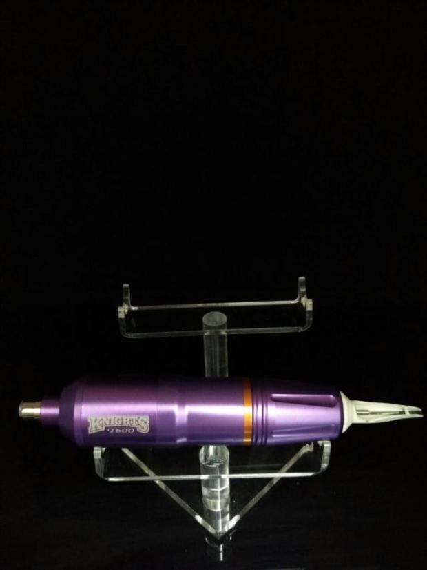 纹身器材纹身骑士T600笔纹身马达机进口马达纹身机紫色黑色