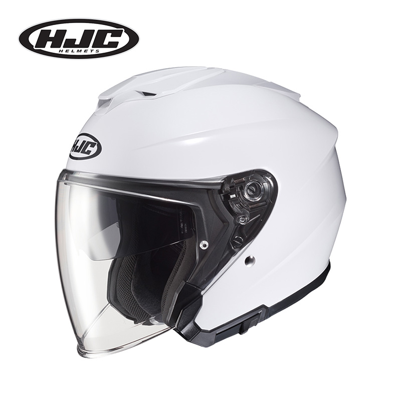 韩国HJC半盔摩托车头盔I30双镜片四分之三头盔通勤夏季男女复古
