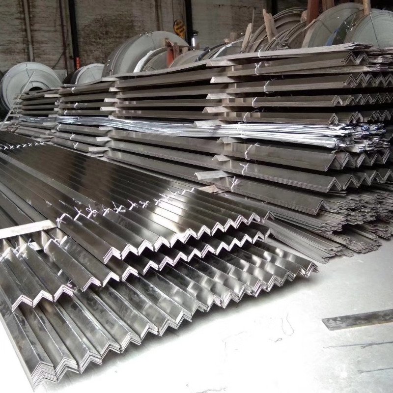 厂促304不锈钢双面抛光光面角钢角铁货架支撑3838206000可打孔品