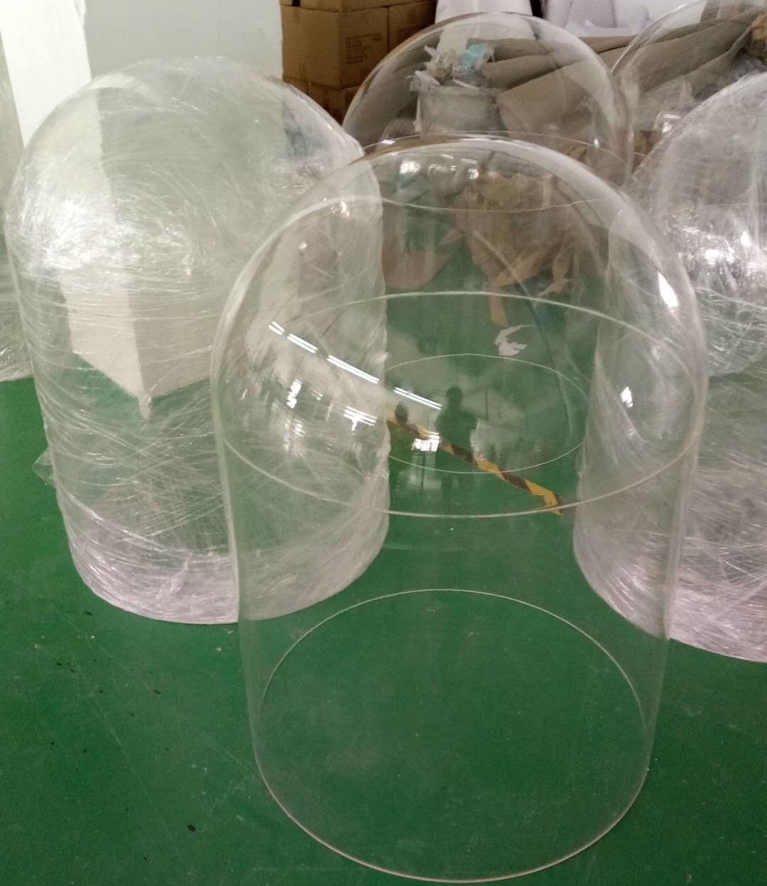 亚克力球有机玻璃透明加高球罩 加高半圆球水晶圆球防尘罩