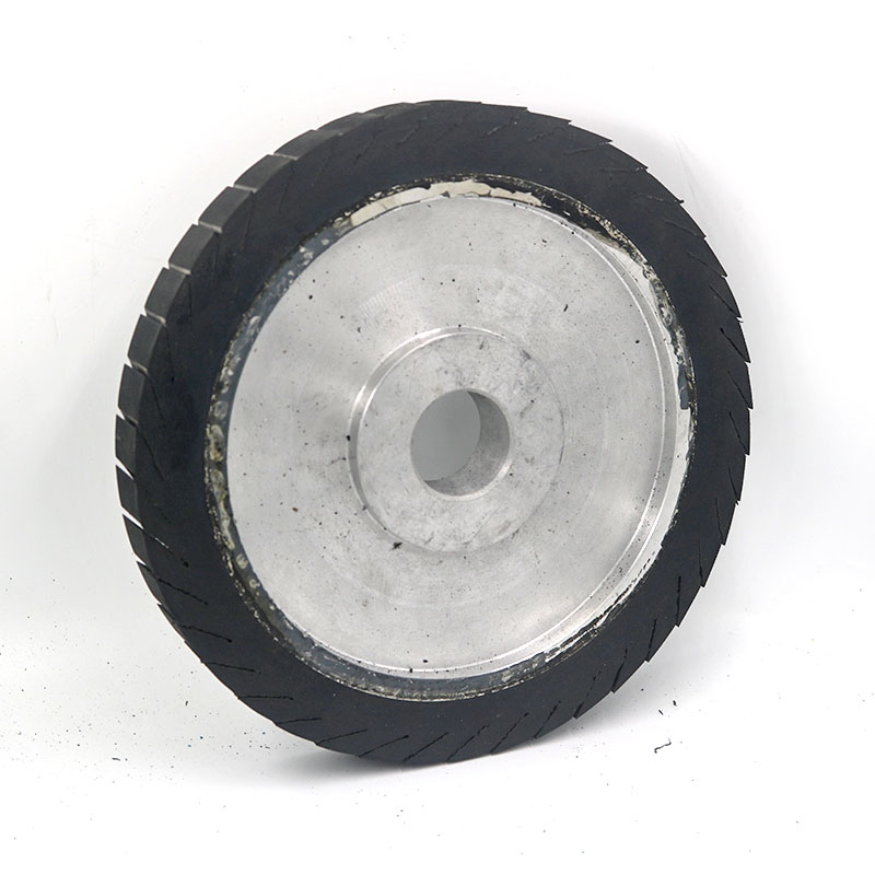 推荐新品砂轮机砂e轮套砂带轮抛光机橡胶轮磨刀打磨轮砂带机离芯
