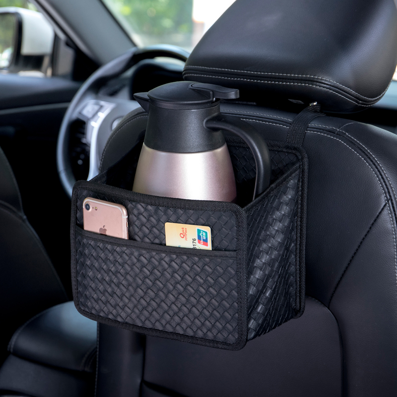 车载座椅水杯架大水壶固定器杯托汽车内用保温杯袋放暖瓶支架茶套