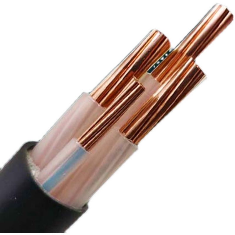 国标铜芯YJV2 3 4 5芯10 16 25 35平方室外工程电力电缆三相四线