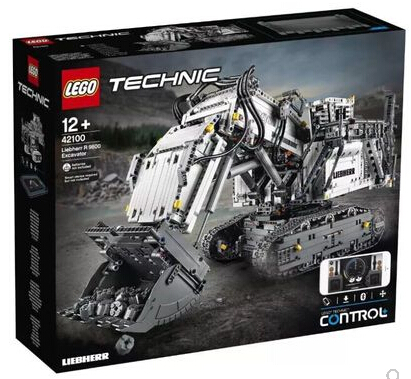乐高LEGO 科技机械系列 R9800大型挖掘机42100智力玩具儿童2019款