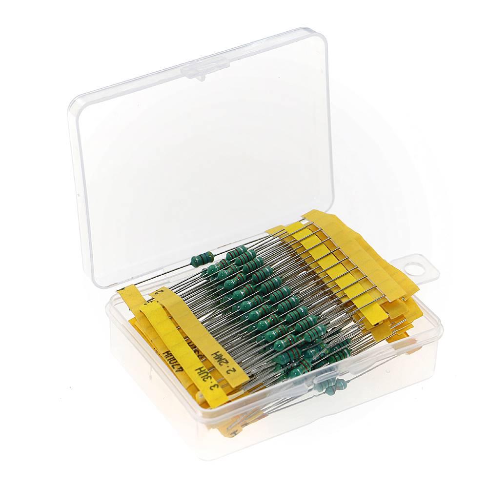 盒装 0410色环电感包(1uH - 4.7mH)1/2W色码电感器 20种各10个