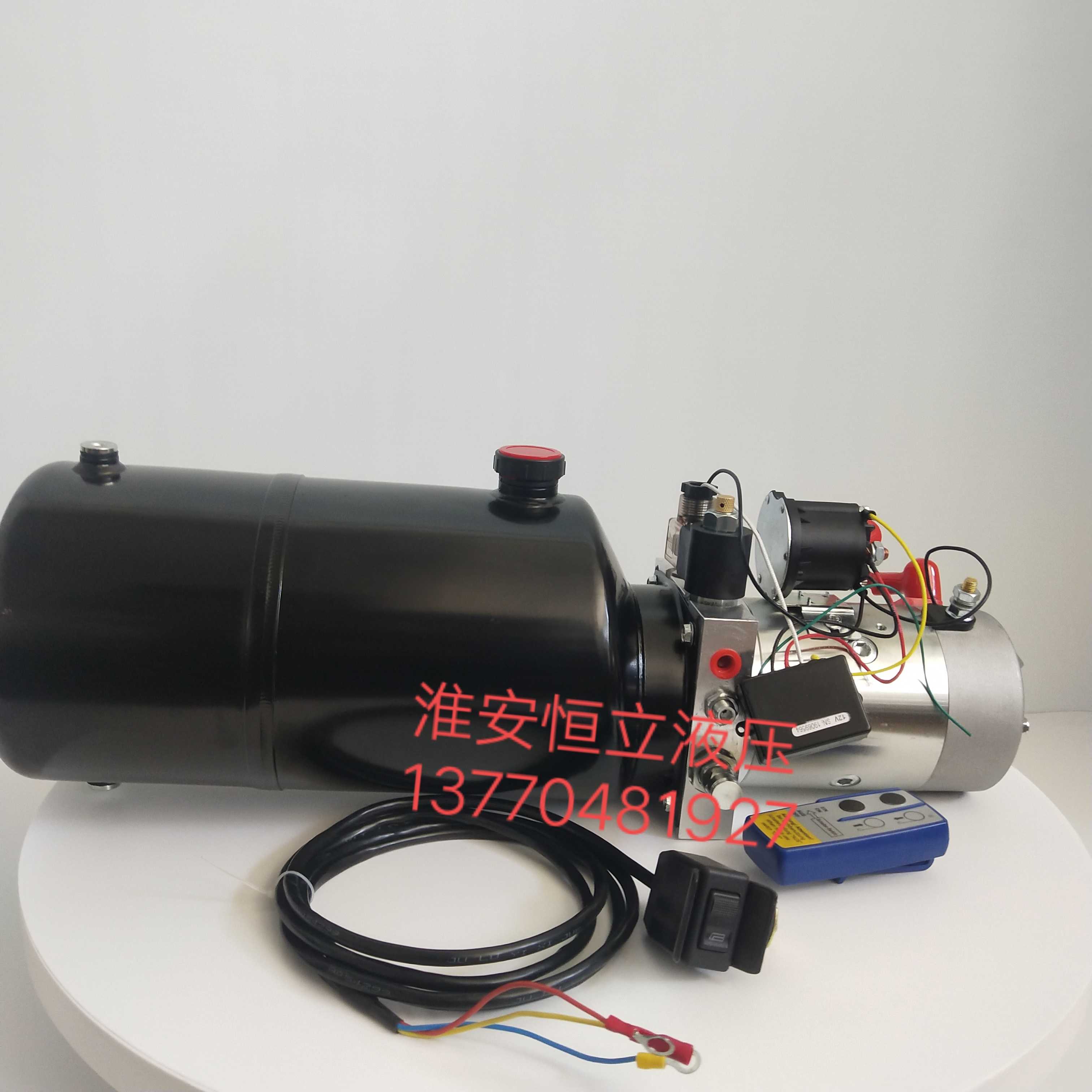 作液压单力双液压动动微型24V系统小型控制元成泵力用液压油站套