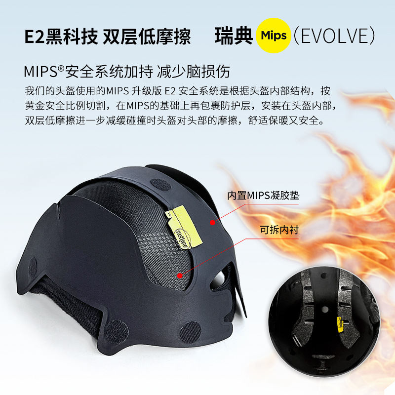 moon滑雪MIPS头盔电商盔一体成型少儿成人防护滑雪头盔单板双板