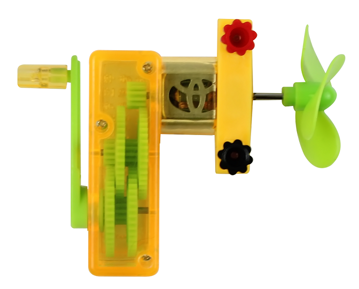 手摇发电机电动机模型 中小学科学实验器材 小学幼儿园儿童玩具