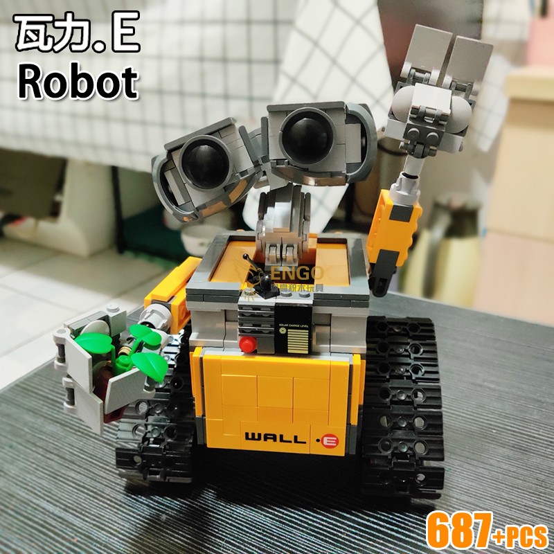 拼图拼搭机器人总动员可爱瓦力E成人拼装中国积木模型玩具21303
