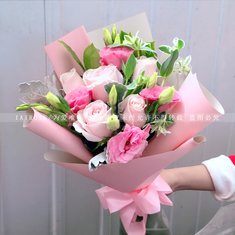 母亲节小花束生日鲜花速递北京同城公司年会礼品新年玫瑰送花上门