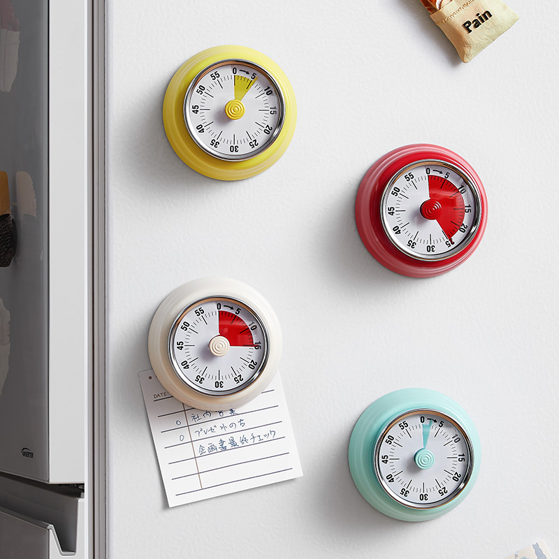 机械计时器厨房专用做饭定时提醒器可视化时间管理闹钟倒计时磁吸