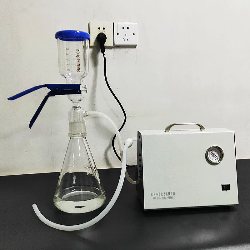 。无油隔膜真空泵便携式实验室电动可调压抽气泵抽滤泵过滤器XZ-1