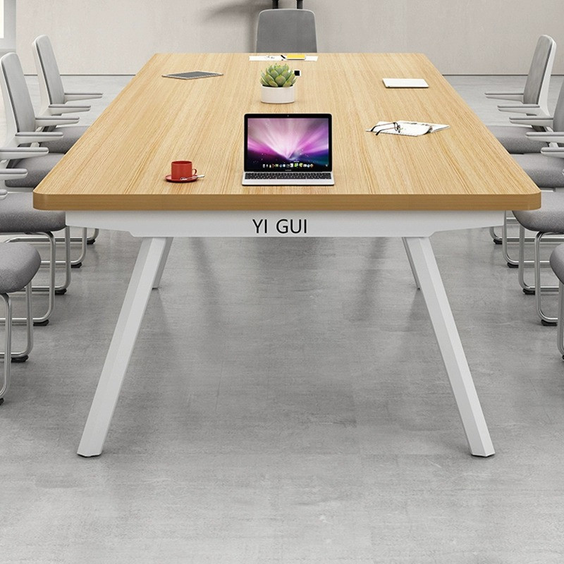 会议桌长桌简约现代工作台洽谈桌长条桌长方形大桌子办公桌椅组合