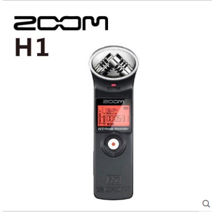 行货ZOOM H1 手持式数码录音机/录音笔 相机拾音器 微电影录音机