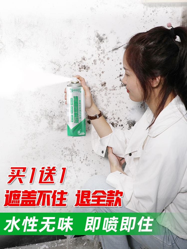 室内乳胶漆家用墙面喷漆白色环保无味油漆内墙修复无甲醛自刷涂料