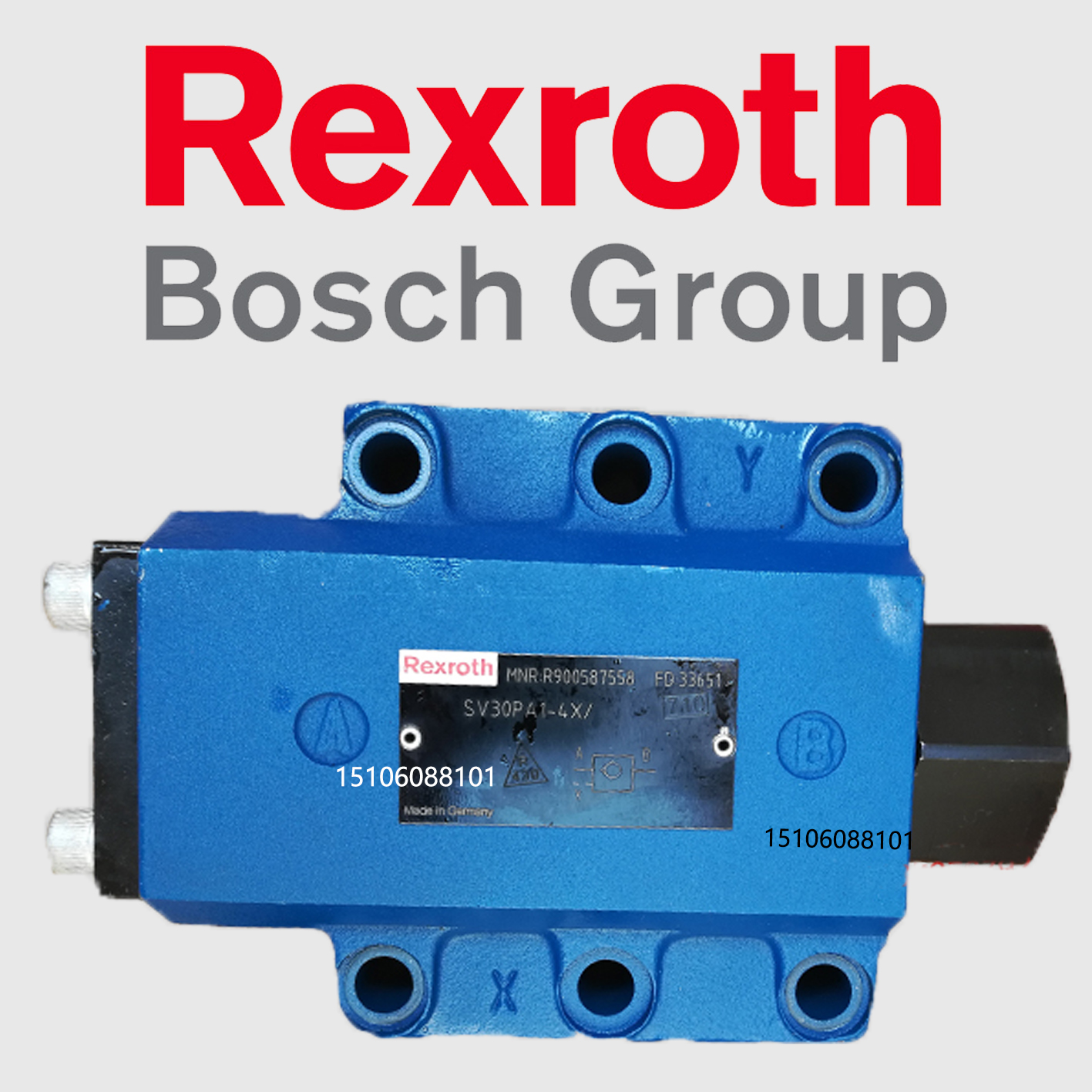 Rexroth力士乐SV30PA2液控单向阀SV30PB1-4X液压锁SL30PB2 PA1-42