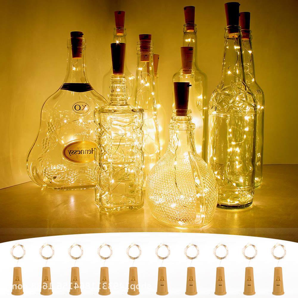 太阳能酒瓶塞灯led铜线灯串瓶塞灯串婚庆圣诞装饰厂家礼品酒瓶灯