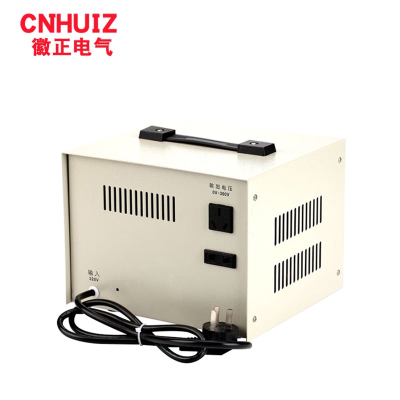 220V单相交流调压器1000W接触式电源0-300V输出可调变压器STG-1KW