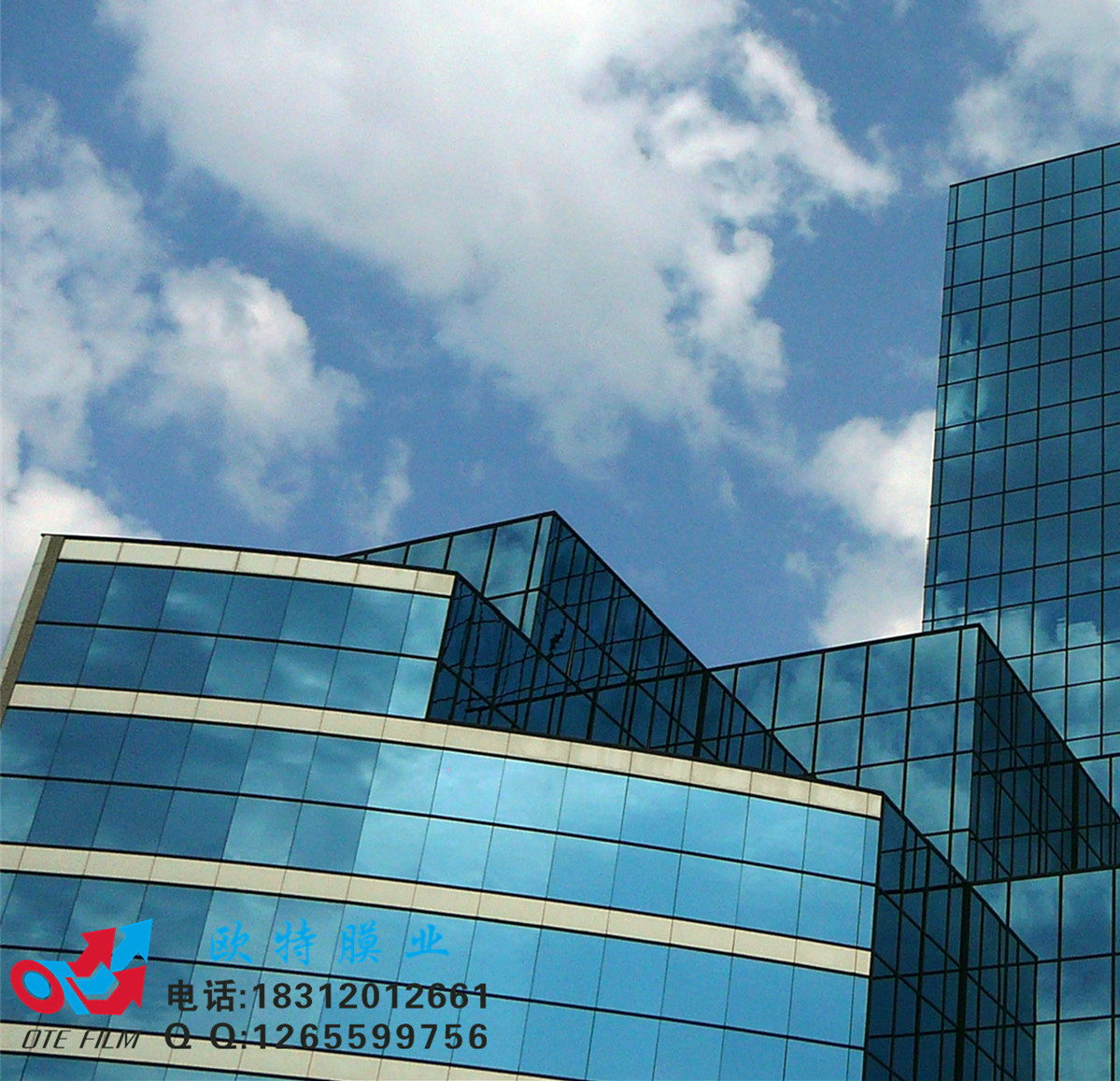 蓝银隔热膜隔音防爆膜装饰太阳膜 公司家用窗户 玻璃自爆贴膜透明