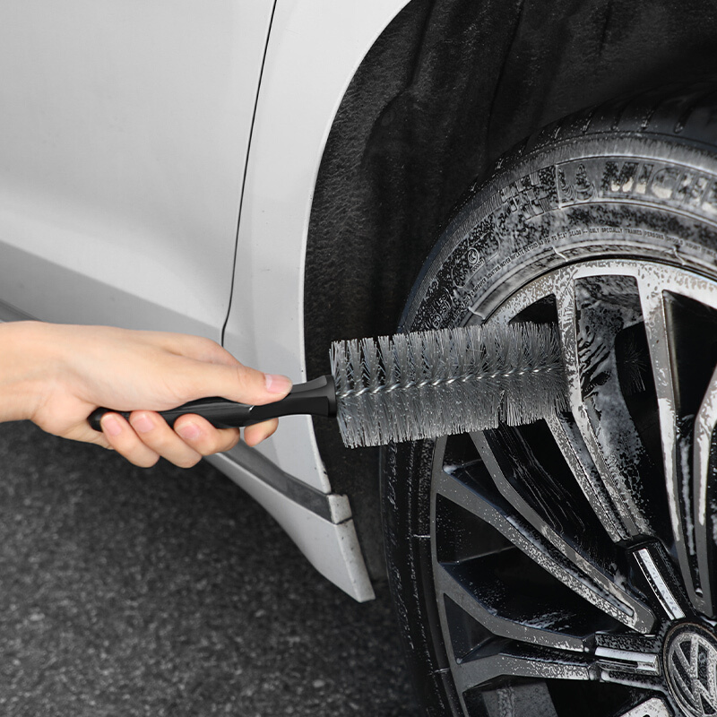 汽车轮毂刷子洗车工具轮胎刷子毛刷专用清洗套装车用除尘清洁用品