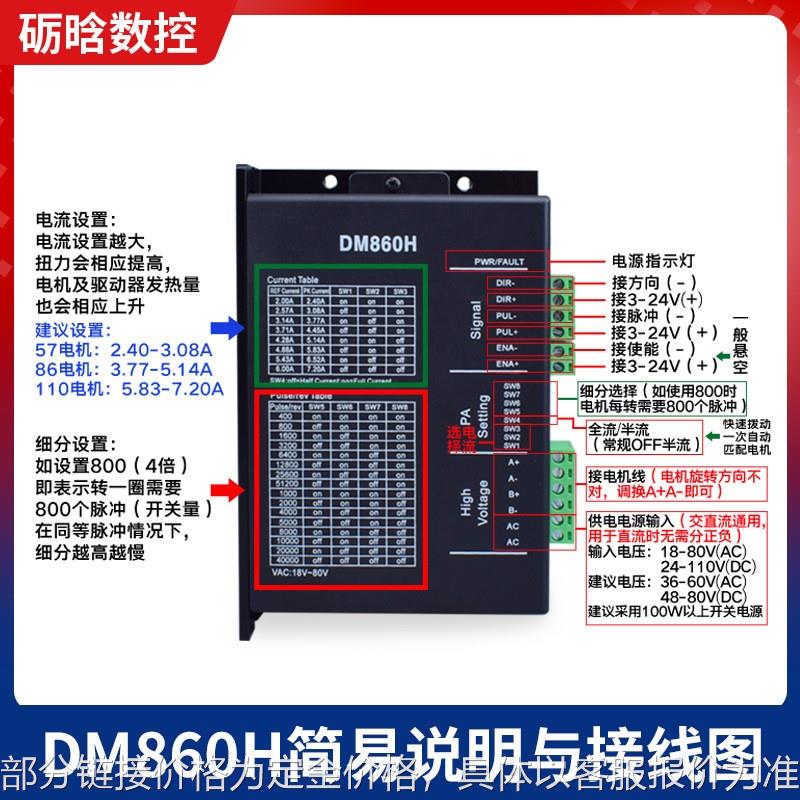 匹配研控雷赛驱动86-450/580步进电机 驱动器 伺服电机控制器