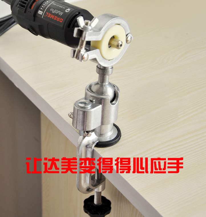 小电磨机配件带螺纹紧固环 配合万向台钳支架用转接环 螺距2.0mm