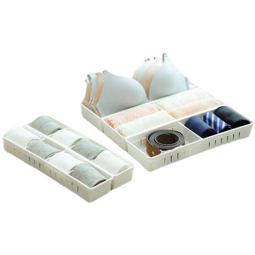 新疆发货厨房抽屉收纳盒筷子餐具分类整理盒家用橱柜分隔板包邮