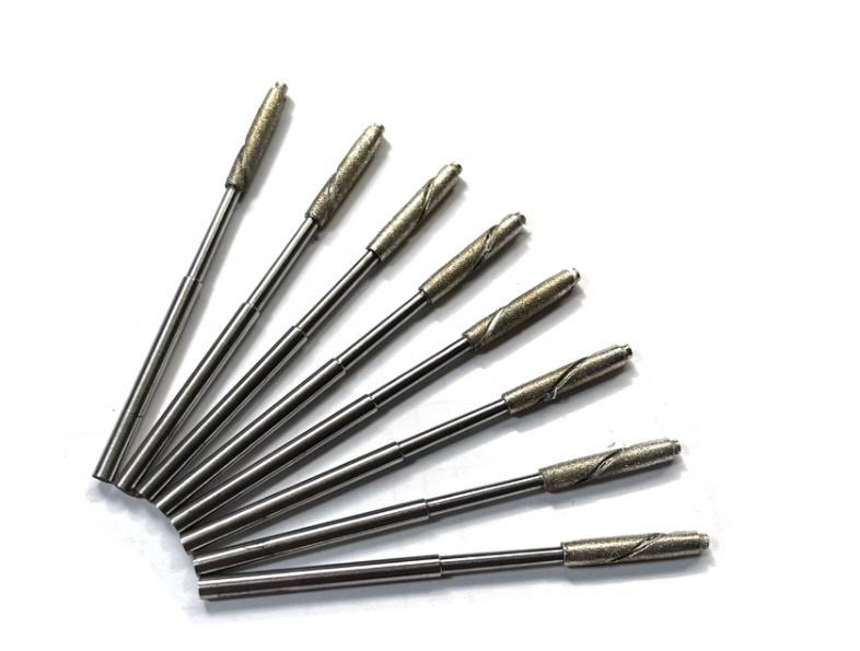 。3-25可调式金刚石机用手用扩孔珩磨铰刀去毛刺高精研磨硬修孔珩
