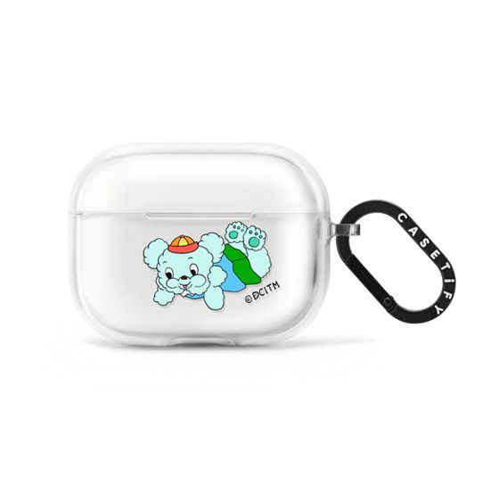 白日梦福熊casetify适用苹果Airpods Pro 2代无线蓝牙耳机保护套Airpods3三代透明软壳艺术家可爱少女心小熊