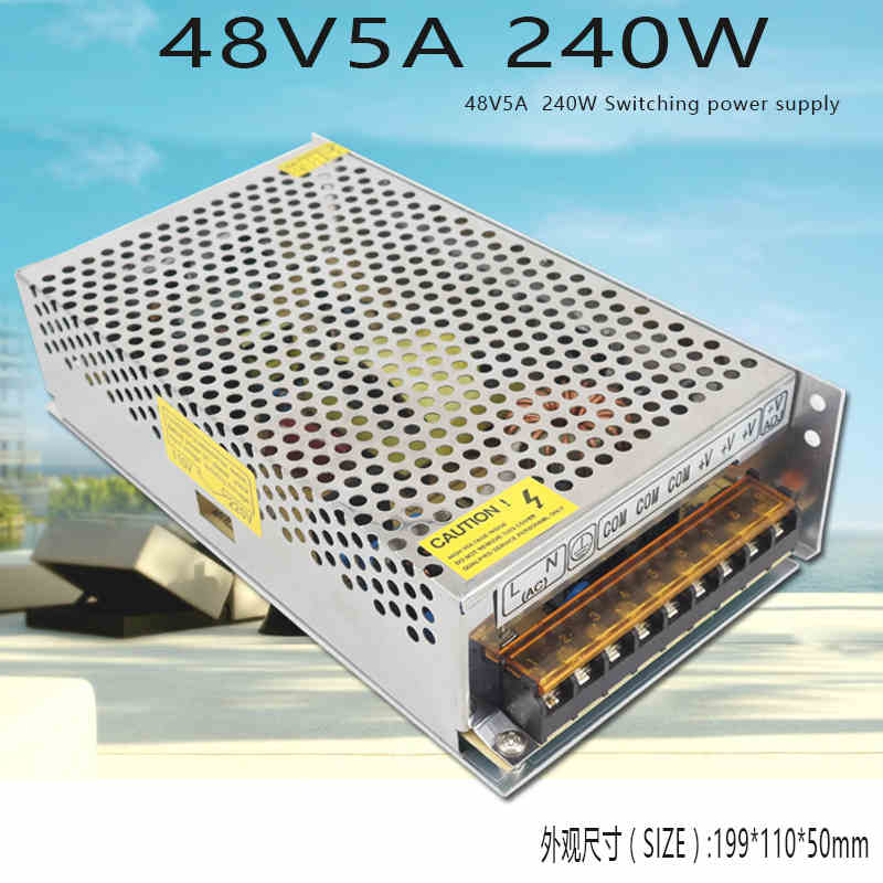 220V转48V5A开关电源 LED工业控制 通讯系统电源 48V240W变压器