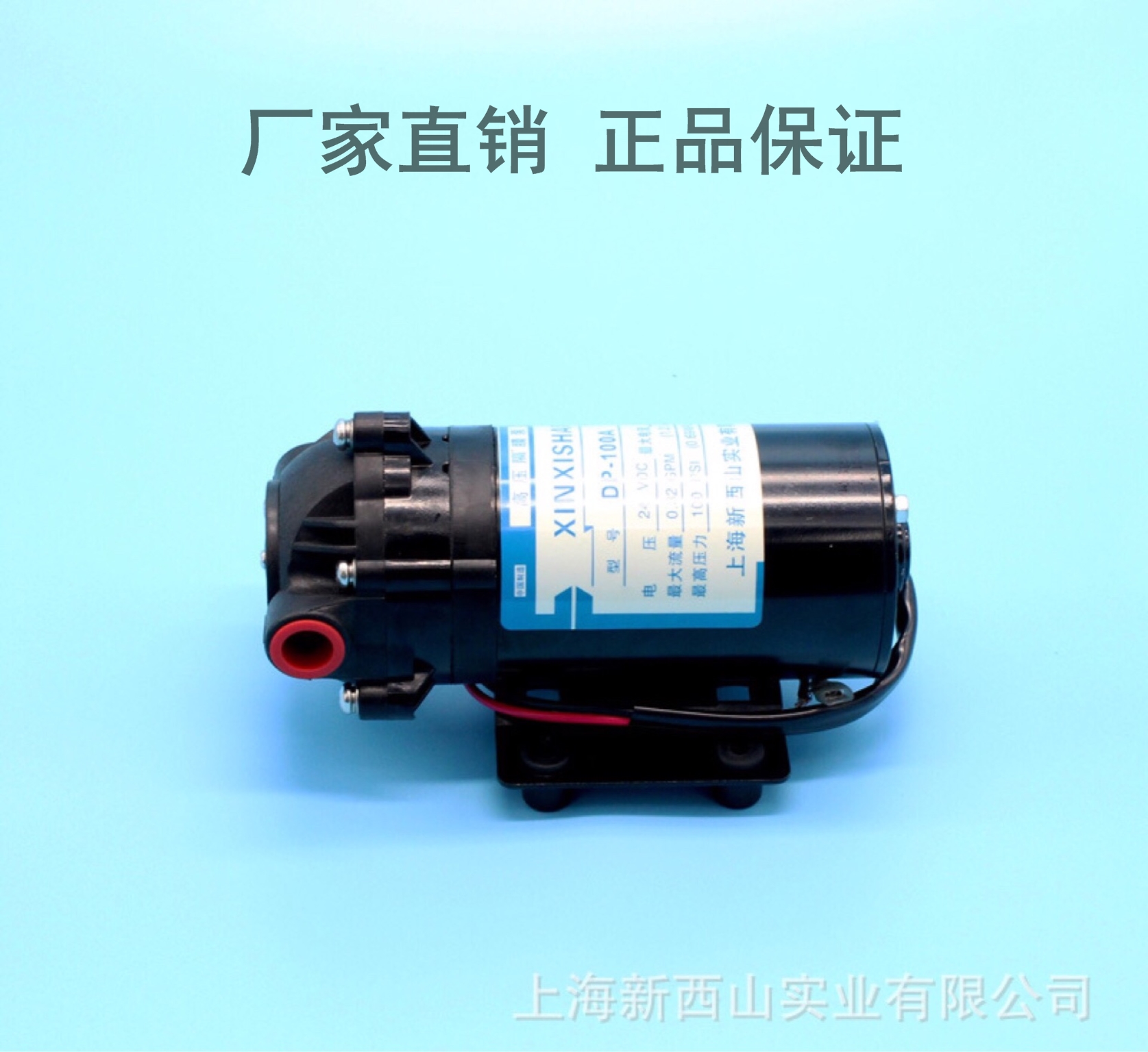 上海新西山水泵DP-100/100A高压隔膜泵12V24V直流泵反渗透喷雾泵