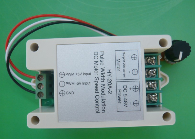 HY-20A-2  PWM直流电机调速器 支持变频输入控制 0-5v控制 9V-48V