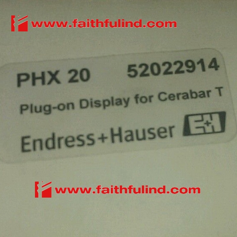 议价E+H 52022914 恩德斯豪斯全新显示器件 PHX20