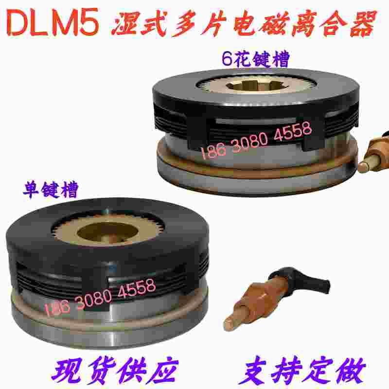 DLM5系大扭矩湿式多片电磁离合器DC24V现货供应质保一年支持定做