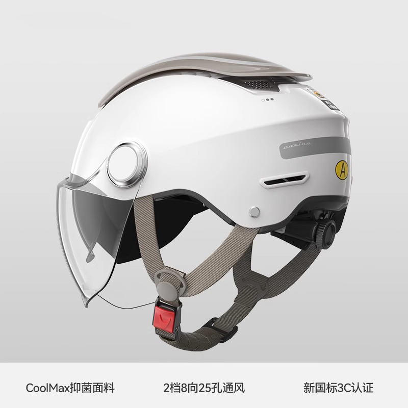 新国标3c认证电动摩托车头盔男女通用电瓶防晒半盔夏季透气安全帽