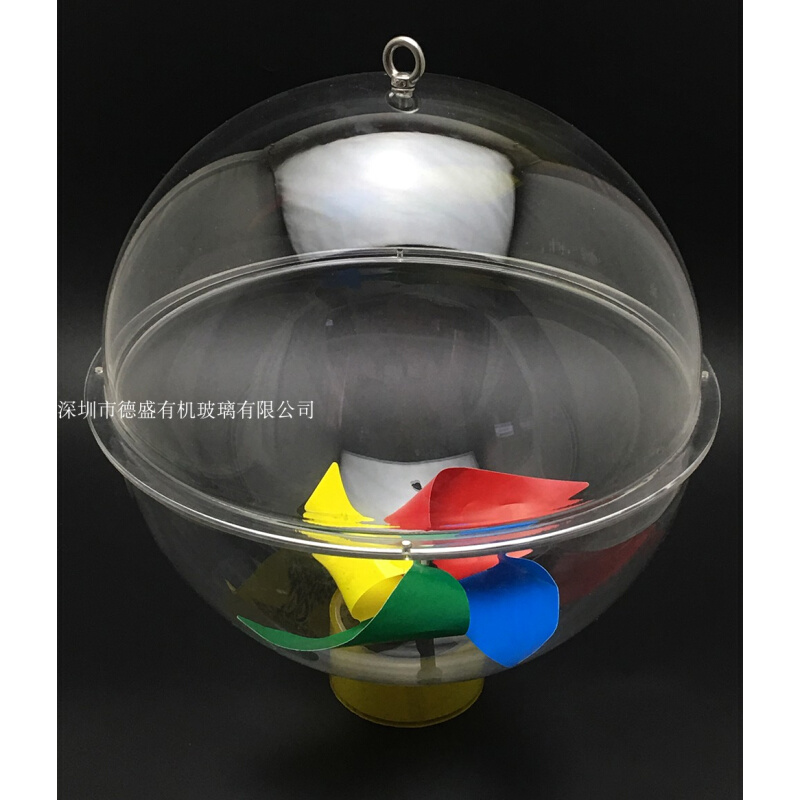 定制有机玻璃拼圆球亚克力半球罩透明半圆球罩悬挂球型罩超大半球
