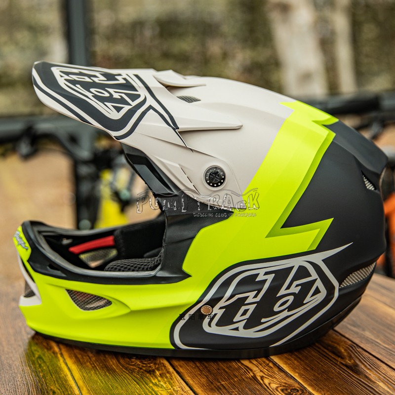 美国TLD 2023新款D3头盔户外越野速降山地车骑行护具成人青少年