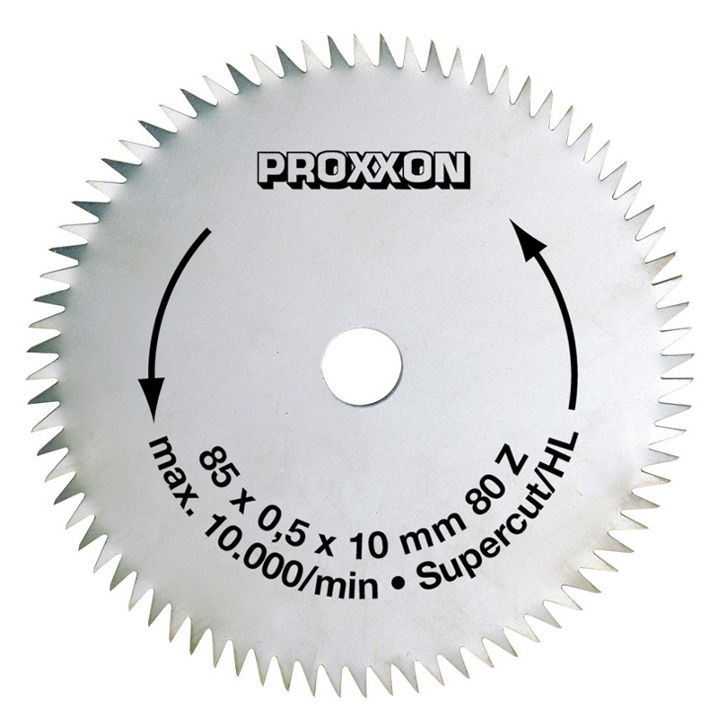 德国PROXXON迷你魔圆锯片台锯切割片80mm钨钢齿锯片金刚石圆锯片