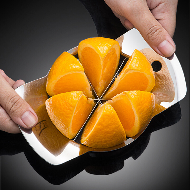 开橙子神器304不锈钢水果开果器家用 切脐橙开口分割器切果神器
