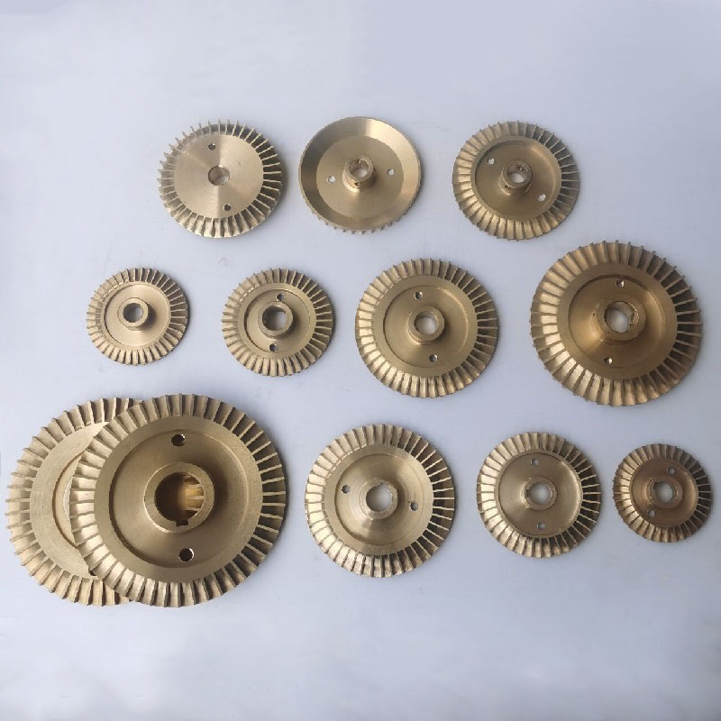 铜叶轮各种规格单面叶轮双面铜叶子旋涡泵自吸泵自动增压泵叶轮