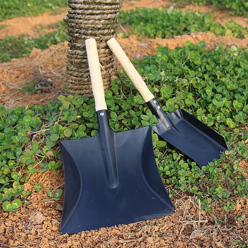 短柄农用铁锹铁铲种菜挖土铲子户外家用农具园艺园林工具